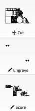 Load image into Gallery viewer, Winter Nutcracker Quick and Easy Tiered Tray File SVG, Glowforge , LuckyHeartDesignsCo