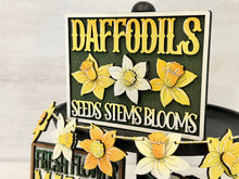 Load image into Gallery viewer, Daffodil Quick And Easy Tiered Tray File SVG, Spring, Flower, Summer, Floral, Tier Tray, LuckyHeartDesignsCo