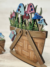 Load image into Gallery viewer, Mushrooms For The Flower Basket Interchangeable File SVG, TINY, Floral, Flowers, Spring Tiered Tray, Glowforge, LuckyHeartDesignsCo