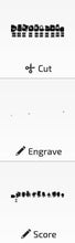 Load image into Gallery viewer, Easter Standing Train File SVG, Bunny, Carrots, Easter Egg, Tiered Tray Glowforge, LuckyHeartDesignsCo