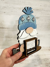 Load image into Gallery viewer, Gnome Couple Animal Hats Interchangeable MINI File SVG, Seasonal Leaning sign, Holiday, Tiered Tray Glowforge, LuckyHeartDesignsCo