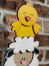 Load image into Gallery viewer, Bunny, Lamb, Chick Standing Stacking File SVG, Glowforge Easter, Egg, LuckyHeartDesignsCo
