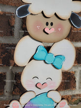 Load image into Gallery viewer, Bunny, Lamb, Chick Standing Stacking File SVG, Glowforge Easter, Egg, LuckyHeartDesignsCo