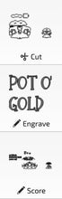 Load image into Gallery viewer, Leprechaun For The Flower Basket Interchangeable File SVG, St. Patrick's Day, Lucky, Pot O' Gold, Clover, Glowforge, LuckyHeartDesignsCo