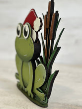 Load image into Gallery viewer, Frog Animal Hats Interchangeable MINI File SVG, Seasonal Leaning sign, Holiday, Spring Tiered Tray Glowforge, LuckyHeartDesignsCo