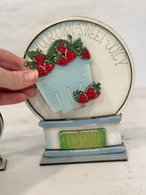 Load image into Gallery viewer, Strawberry Snow Globe Interchangeable File SVG, Fruit, Summer, Spring, Glowforge, Tiered Tray LuckyHeartDesignsCo