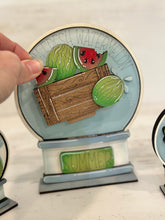 Load image into Gallery viewer, Watermelon Snow Globe Interchangeable File SVG, Fruit, Summer, Spring, Glowforge, Tiered Tray LuckyHeartDesignsCo