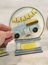 Load image into Gallery viewer, Lemon Snow Globe Interchangeable File SVG, Fruit, Farmhouse Truck, Summer, Spring, Glowforge, Tiered Tray LuckyHeartDesignsCo