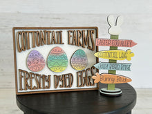 Load image into Gallery viewer, Tiered Tray Street Sign File SVG, Glowforge Summer, Winter, Seasonal, Holiday, Christmas, Easter, Fall, Halloween, LuckyHeartDesignsCo