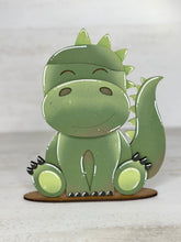 Load image into Gallery viewer, Dinosaur Animal Hats Interchangeable MINI File SVG, Seasonal Leaaning sign, Holiday, Dragon, Roar Tiered Tray Glowforge, LuckyHeartDesignsCo