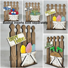 Load image into Gallery viewer, TINY Fence For The Flower Basket Interchangeable File SVG, Seasonal, Holiday, Flower, Floral, Tiered Tray, Glowforge, LuckyHeartDesignsCo