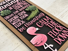 Load image into Gallery viewer, Advice From A Flamingo Sign File SVG, Glowforge, Summer, Tropical, Beach, Island, LuckyHeartDesignsCo