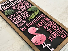 Load image into Gallery viewer, Advice From A Flamingo Sign File SVG, Glowforge, Summer, Tropical, Beach, Island, LuckyHeartDesignsCo