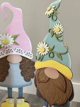 Load image into Gallery viewer, Spring Long Hat Porch Gnome Interchangeable File SVG, ADD ON, Holiday, Seasonal Flower Daisy Floral Butterfly  Glowforge LuckyHeartDesignsCo
