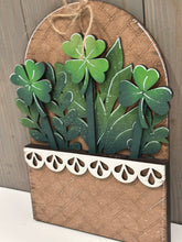 Load image into Gallery viewer, Tag Sign Mug Stick File SVG, Glowforge Tiered Tray Decor, Spring, Summer Plant Stake, Christmas, Flower, Gift, LuckyHeartDesignsCo
