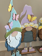 Load image into Gallery viewer, Spring Long Hat Porch Gnome Interchangeable File SVG, ADD ON, Holiday, Seasonal Flower Daisy Floral Butterfly  Glowforge LuckyHeartDesignsCo
