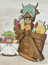 Load image into Gallery viewer, Summer Treats Highland For The Flower Basket Interchangeable File SVG, TINY, Watermelon, Lemonade, Tray, Glowforge, LuckyHeartDesignsCo
