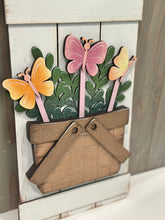 Load image into Gallery viewer, Picnic Basket Mug Stick Pallet Sign File SVG, Glowforge Tiered Tray Decor, Spring, Summer Plant Stake, Christmas, Flower LuckyHeartDesignsCo
