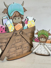 Load image into Gallery viewer, Summer Treats Highland For The Flower Basket Interchangeable File SVG, TINY, Watermelon, Lemonade, Tray, Glowforge, LuckyHeartDesignsCo
