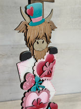 Load image into Gallery viewer, Highland Valentine for the Birdhouse Interchangeable File SVG, Heart, Love Seasonal, Holiday Shapes, Glowforge, LuckyHeartDesignsCo
