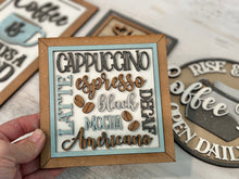 Load image into Gallery viewer, Coffee is Always a Good Idea Sign Bundle Set File SVG, Glowforge, Coffee Mug, Bar, Door Hanger, LuckyHeartDesignsCo
