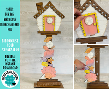 Load image into Gallery viewer, Shells for the Birdhouse Interchangeable File SVG, Glowforge, Summer, Seasonal, Holiday Shapes, Beach, LuckyHeartDesignsCo
