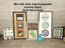 Load image into Gallery viewer, Gnome Bee Interchangeable Leaning Sign File SVG, Glowforge Summer Honey, Tiered Tray, LuckyHeartDesignsCo
