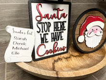 Load image into Gallery viewer, Santa Quick and Easy Tiered Tray File SVG, Glowforge, LuckyHeartDesignsCo

