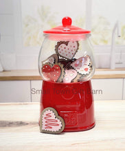 Load image into Gallery viewer, Valentine&#39;s Day Gumball Machine Filler File SVG, Glowforge, LuckyHeartDesignsCo

