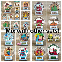 Load image into Gallery viewer, Highland Bee Snow Globe Interchangeable File SVG, TINY, Glowforge, Summer, Farm, Honey, Cow, Tiered Tray LuckyHeartDesignsCo
