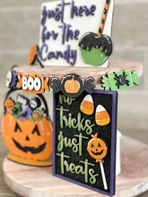 Load image into Gallery viewer, Halloween Candy Quick and Easy Tiered Tray File SVG, Glowforge Tier Tray, LuckyHeartDesignsCO
