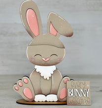 Load image into Gallery viewer, Bunny Rabbit Animal Hats Interchangeable MINI File SVG, Seasonal Leaning sign, Christmas, Holiday Tiered Tray Glowforge, LuckyHeartDesignsCo
