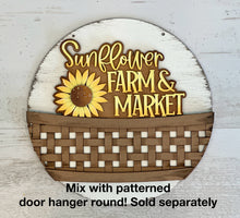 Load image into Gallery viewer, Sunflower Farm For The Flower Basket Interchangeable File SVG, TINY Flower, Floral, Summer, Fall Tiered Tray, Glowforge, LuckyHeartDesignsCo
