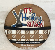 Load image into Gallery viewer, It&#39;s Hockey Season For The Flower Basket Interchangeable File SVG, TINY, Sports, Puck, Fall Tiered Tray, Glowforge, LuckyHeartDesignsCo
