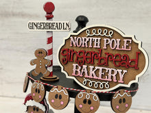 Load image into Gallery viewer, Gingerbread Man Quick and Easy Tiered Tray File SVG, Glowforge Christmas Tier Tray, LuckyHeartDesignsCo
