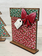 Load image into Gallery viewer, String Art Christmas Standing File SVG, Kids, Children, Craft, Kit, Yarn, Tree, Santa, Merry, Holiday Glowforge, LuckyHeartDesignsCo
