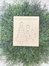 Load image into Gallery viewer, Tree Pop Out Christmas Ornament Craft File SVG, Build Your Own, Christmas, Kids Craft, Glowforge, LuckyHeartDesignsCo
