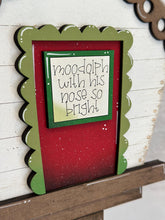 Load image into Gallery viewer, Highland Rudolph for the Birdhouse Interchangeable File SVG, Presents Reindeer Seasonal, Holiday, Glowforge, Laser, LuckyHeartDesignsCo
