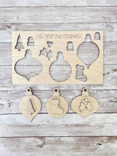 Load image into Gallery viewer, Ornament Pop Out Christmas Ornament Craft File SVG, Gift, Build Your Own, Holiday, Stocking, Tree Kids Craft, Glowforge, LuckyHeartDesignsCo
