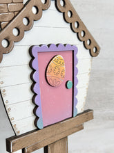 Load image into Gallery viewer, Highland Easter Egg for the Birdhouse Interchangeable File SVG Spring, Bunny Seasonal, Holiday Shapes, Glowforge, Laser, LuckyHeartDesignsCo

