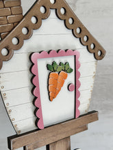 Load image into Gallery viewer, Easter Bunny for the Birdhouse Interchangeable File SVG, Spring, Egg, Carrot Seasonal, Holiday Shapes, Glowforge, Laser, LuckyHeartDesignsCo
