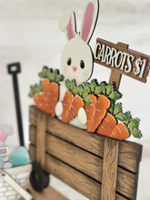 Load image into Gallery viewer, Easter Bunny Carrots For The Flower Basket Interchangeable File SVG, TINY Easter Egg Nerdy Glasses Tiered Tray Glowforge LuckyHeartDesignsCo

