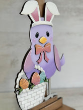 Load image into Gallery viewer, Easter Bird for the Birdhouse Interchangeable File SVG, Spring, Egg, Carrot Seasonal, Holiday Shapes, Glowforge, Laser, LuckyHeartDesignsCo
