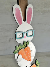 Load image into Gallery viewer, Easter Bunny for the Birdhouse Interchangeable File SVG, Spring, Egg, Carrot Seasonal, Holiday Shapes, Glowforge, Laser, LuckyHeartDesignsCo
