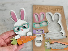 Load image into Gallery viewer, Build A Bunny Pop Out Easter Craft Kit File SVG, Glowforge, Nerdy, Egg, DIY, LuckyHeartDesignsCo
