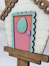 Load image into Gallery viewer, Spring Bird for the Birdhouse Interchangeable File SVG, Glowforge, Butterfly, Flower, Seasonal, Holiday Shapes, Floral, LuckyHeartDesignsCo
