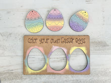 Load image into Gallery viewer, Easter Egg Pop Out Easter Craft Kit File SVG, Glowforge, KIds, Basket, DIY, LuckyHeartDesignsCo
