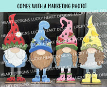 Load image into Gallery viewer, Long Hat Summer Fruit Porch Gnome Interchangeable File SVG, ADD ON, Lemon, Strawberry, Blue, Holiday, Seasonal Glowforge LuckyHeartDesignsCo
