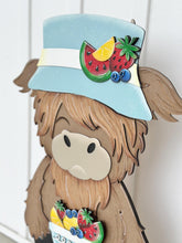 Load image into Gallery viewer, Highland Porch Summer Fruit Interchangeable Hats File SVG, (hat only) Seasonal Cow Holiday Farm, Watermelon, Glowforge, LuckyHeartDesignsCo
