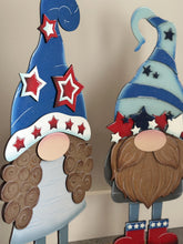 Load image into Gallery viewer, July America Long Hat Porch Gnome Interchangeable File SVG, USA, Holiday, Seasonal Glowforge LuckyHeartDesignsCo
